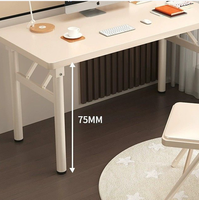 Bureau d'étude pliable pour ordinateur à domicile, sans installation, pour étudiants, écriture et repas