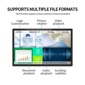 Máy nghe nhạc quảng cáo tùy chỉnh Wall Mount LCD màn hình cảm ứng TV thông minh kỹ thuật số biển 55inch tường LCD hiển thị cho thành phố thông minh - Product Image 6