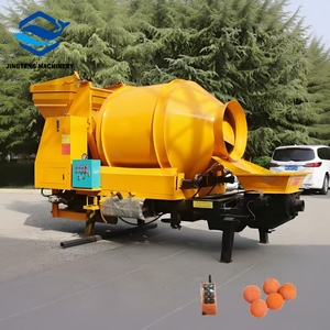 JZM350 dizel beton pompası mikser makinesi ile hidrolik çimento teslimat pompası beton mikser Motor ve Motor çekirdek bileşenleri ile - Product Image 1