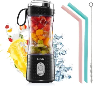 Custom Plastic 500Ml Electric Juicer Fresh Juice Usb Charging Mixer Mini Portable Blender