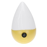 Veilleuse LED A68 ABS en forme de goutte d'eau avec capteur de contrôle, mini lampe de chevet à brancher, blanc, rose, bleu, vert, pour la maison