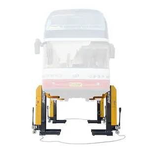 Продажи мобильных колонных грузовых подъемников или гидравлических подъемников для тяжелых грузовиков с четырьмя стойками для автобусов.