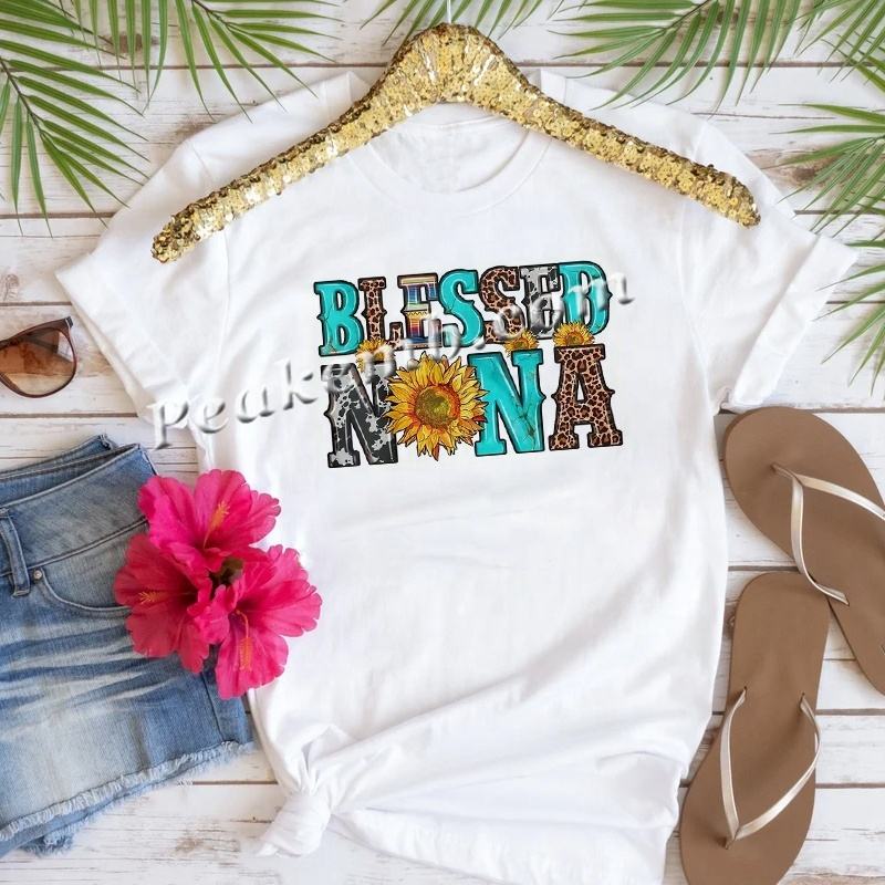 custom-blessed-nana-t-shirt-design-with-heat-transfer-printing-iron-on-dtf-transfer-vinyl-for for Design Free Printable Iron On Transfers For T Shirts Custom Blessed Nana T-Shirt Design with Heat Transfer Printing Iron-on DTF Transfer Vinyl for for Design Free Printable Iron On Transfers For T Shirts