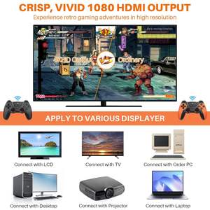 Console di Gioco Retrò X6 2025 con Connessione Cablata, Plug & Play, 20000+ <span class=keywords><strong>Giochi</strong></span>, Doppia TV, Arcade PSP, Supporta Formato GB - Product Image 2