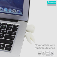 Clé USB pour implant dentaire 100% Clé USB en PVC de forme personnalisée 2.0 3.0 Clé USB 8 Go 16 Go 32 Go Clé USB 64 Go 128 Go Disque U