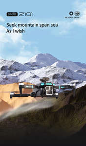 Dron Z101 Rc con cámara HD 4k/6K, cuadricóptero sin escobillas, giro de 360 grados, mini dron para selfies, vuelo estacionario, evitación de obstáculos en 4 direcciones - Product Image 5