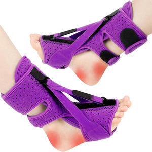 Upgrade 3 tali achilles tendonitis yang dapat disesuaikan, penjepit pergelangan kaki Drop, Plantar Fasciitis, penjepit Splint malam, pereda nyeri - Product Image 3