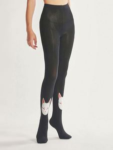 Winter Opaque Dot Pattern Pantyhose Plus Velvet Luminous <strong>Embroidered</strong> Women's <strong>Tights</strong> for Wholesale - Product Image 3