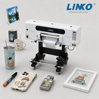 Mesin Printer Stiker LINKO Impresora UV DTF, Mesin Printer DTF Film PET, Mesin Printer UV DTF