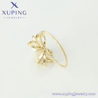 15351 Xuping Sieraden Elegante Uitverkoop Ring Vrouwen 14K Gouden Kleur Oude Koninklijke Mode Parel Ringen