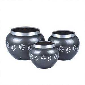 Classic <b>Design</b> Artisan Pet Cremation Urn for a Dignified Memorial <b>by</b> Axiom Home Accents with Timeless Appeal Rustic - Product Image 1