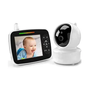 Hot Sale 3,5-Zoll-Bildschirm Temperaturer kennung Wiegenlied Baby Monitor Home Protector