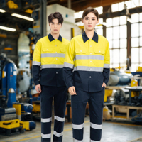 Ensemble de vêtements de travail de sécurité industrielle personnalisés, vêtements de travail haute visibilité réfléchissants et équipement EPI avec impression de logo