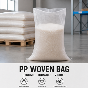 Bolsas <span class=keywords><strong>de</strong></span> Polipropileno Transparente Tejidas, Sacos para Almacenamiento <span class=keywords><strong>de</strong></span> Arroz y Granos, Tamaño Personalizado, Venta al Por Mayor - Product Image 2