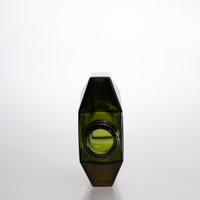 200ml plat formes créatives arôme bouteille en verre vide roseau diffuseur bouteille classique maison vert foncé bouteille en verre