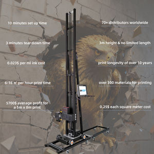 Impresoras de <span class=keywords><strong>Pared</strong></span> Digitales, Impresora UV Vertical, Máquina de Impresión Vertical en Paredes, Impresora 3D para Paredes - Product Image 2