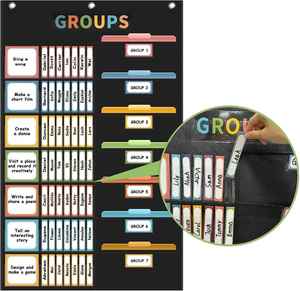 Organizador de Bolsillo Boho para Gestión de Grupos Pequeños, Organizador de Aula para Maestros de Escuela Primaria y Preescolar, Suministros de Aprendizaje - Product Image 4