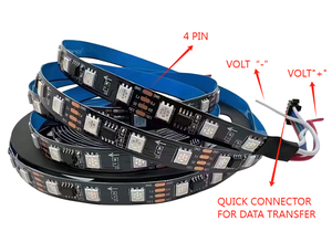 酒吧健身房用发光二极管贴片彩色条形灯WS2811 RGBIC条形灯编程条 - Product Image 6
