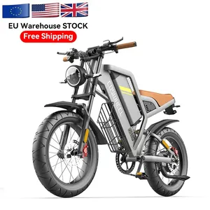 Bicicleta elétrica de estrada, bicicleta elétrica, bicicleta de montanha da China, armazém da UE, bateria de 48V, 750W, venda quente