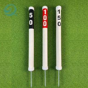 Venta caliente Driving Range Equipment Marcadores <span class=keywords><strong>de</strong></span> distancia cuadrados <span class=keywords><strong>de</strong></span> plástico Golf Fairway Yardage Golf Course Yardage Marker con números - Product Image 4