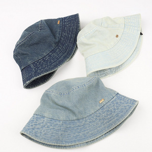 Sombrero de Pescador de Mezclilla 100% Algodón Lavado Unisex Gorra de Protección Solar para Verano - Product Image 2