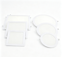 Lampu Downlight LED 12W Grosir, Bodi Aluminium, Perlengkapan Lampu Plafon Modern AC85-265V/AC165-285V, Kamar Mandi, IP44, Garansi 2 Tahun