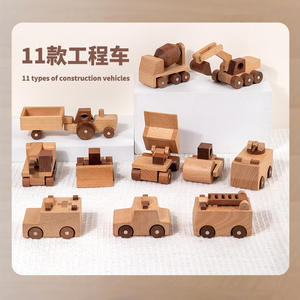 Boîte d'emballage en bois massif de noyer noir de haute qualité, bois de hêtre, véhicule d'ingénierie en bois massif - Product Image 2