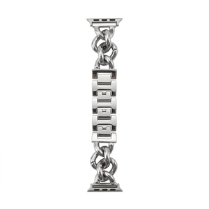 Correa de Reloj Híbrida de Acero Inoxidable y Denim Grueso para Mujer, Compatible con <span class=keywords><strong>Apple</strong></span> <span class=keywords><strong>Watch</strong></span> Series 11 10 9 8 <span class=keywords><strong>7</strong></span> 6 5 4 3 2 1 SE, Superventas - Product Image 1