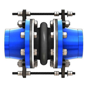 Erv-G.80.16.150 10 <span class=keywords><strong>Inch</strong></span> Dn80 Dn100 Kẹp Ống Thổi Mềm Cao Su Dẻo Din Ptfe Cấp Thực Phẩm Đầu Nối Mở Rộng Cao Su Kép - Product Image 5