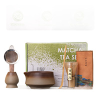 Ensemble de thé matcha japonais, bol à matcha en céramique créatif, 100 pièces, cérémonie du thé, boîte cadeau en deux parties, Fujian Chine