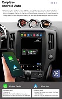 13.8 İnç Android14 Araba Radyosu GPS Navigasyon Multimedya Oynatıcısı Nissan 370Z Z34 2008 - 2019 Dikey Ekran RDS DSP CarPlay 4G Oto
