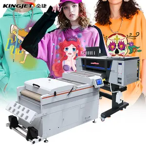 Usine DTF imprimante PET film secouer poudre i3200 60cm machine d'impression sur vêtements t-shirt imprimante impresora dtf imprimante