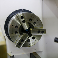 Tour CNC à faible coût CK6150 Système de contrôle GSK Conception de lit plat pour l'usinage à usage moyen