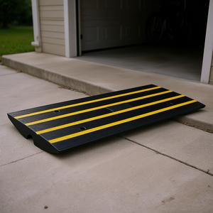 Rampa per marciapiede in gomma resistente MELROE, altezza 2,6 pollici, per garage e accesso per sedie a rotelle, modello D0100HADBX7 - Product Image 2