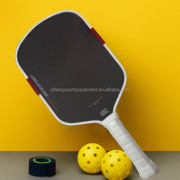 Paleta de Pickleball Yiheng New Boom Core Elongated, Espuma Alargada Rodeada por EVA de 16 mm de Grosor, Fibra de Carbono Toray T700 Rugosa, Duradera