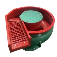 Machine de polissage vibratoire 150L pour pièces métalliques, finition lisse avant processus d'électrodéposition