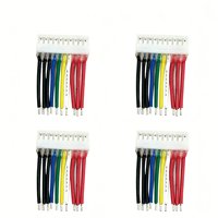 Konektor JST VH 3.96mm 10-Pin Male/Female ke Kabel Ujung Terbuka, Kabel 1007 Multiwarna untuk PCB Peralatan Rumah Tangga Kontrol Industri