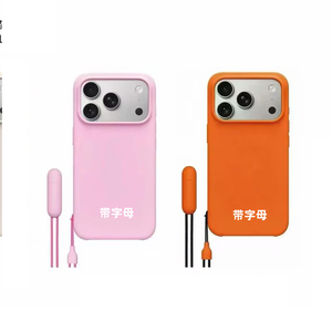 เคสซิลิโคนเหลวแม่เหล็กแบบมีสายคล้องคอ AI สำหรับ <span class=keywords><strong>iPhone</strong></span> 17 Pro Max 17 Pro อุปกรณ์เสริมเคสมือถือ ขั้นต่ำสั่งซื้อ 500 ชิ้น - Product Image 2