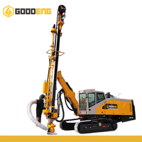 Foreuse de surface DTH diesel Goodeng Machine GMD70, moteur pour diamètre de forage de 90-203 mm, pour le forage de roche en exploitation minière en ciel ouvert