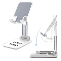 Support de téléphone personnalisé Ranguo avec logo, cadeau d'entreprise, réglable, pliable, en métal et plastique, impression par transfert thermique, universel pour la promotion