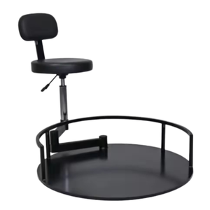Silla de Barbero Profesional, Resistente, Giratoria 360 Grados, Mueble Metálico para Salón, Hotel, Escuela, Sala de Estar, Peluquería - Product Image 4