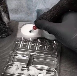 รอยสัก24ชิ้น/กล่อง Dipfoam สำหรับเข็มเปลี่ยนหมึกสีตลับหมึกที่ใช้แล้วทิ้งล้างโฟมจุ่ม - Product Image 5