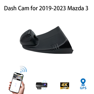 Cámara para Auto HD 4K para <span class=keywords><strong>Mazda</strong></span> <span class=keywords><strong>3</strong></span> 2019-2023 con Dos Lentes DVR Delanteras y Traseras, GPS, Plug and Play - Product Image 2