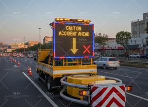 Dispositivo de Protección Anticolisión de Una Sola Capa Tipo Escorpión NIHIX, Protección Integrada para Vehículos de Mantenimiento de Carreteras - Product Image 3