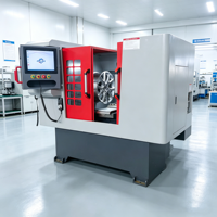 GookiiTech équipement de réparation de jante de voiture horizontale coupe au diamant CNC tour Machine Structure à lit plat usinage robuste