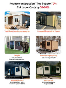 Maison mobile préfabriquée de luxe au design intérieur moderne, avec pièce bi-plane extensible à double ailes, pour l'<span class=keywords><strong>immobilier</strong></span> - Product Image 3