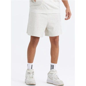 Pantalones cortos de entrenamiento de gran tamaño para hombre, logotipo personalizado, unisex, sólido, pesado, 100% algodón, felpa francesa - Product Image 2