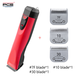 Kit de tondeuses à poils pour chiens A5 à 2 vitesses, tondeuses à poils pour animaux de compagnie sans fil professionnelles avec lames détachables 7F 10 #   30 #   Lames - Product Image 1
