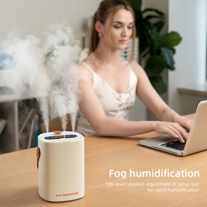 Humidificador de Ambiente Creativo con 3 Rociadores, USB, Silencioso, 2L, Niebla Intensa, Difusor de Aroma de Aceites Esenciales - Product Image 1