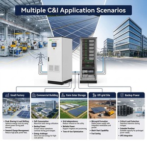 Sistema de Almacenamiento de Energía de Alto Voltaje BESS de 128 kWh, Gabinete Exterior de 144 kWh, Sistema Industrial y Comercial con Batería Lifepo4 de 100 kWh - Product Image 3